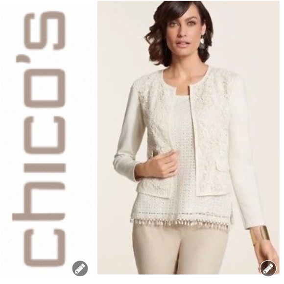 Chico's Jackets & Blazers - NWT Chico’s Lace Jacket